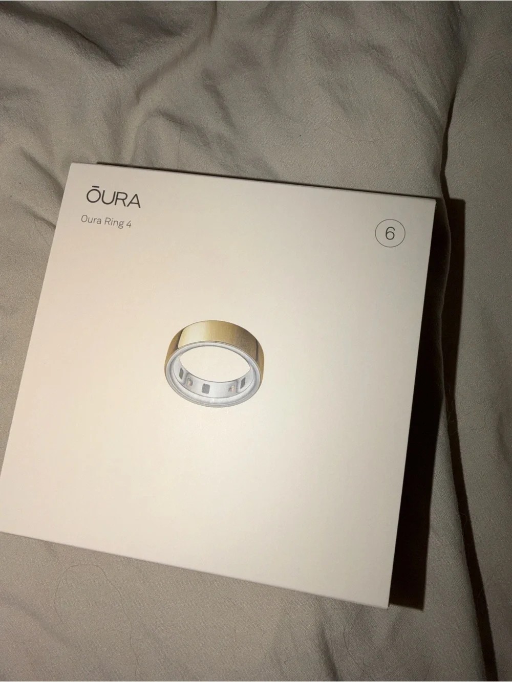 Oura Gold and Silver Ring 4 (Size 6)
